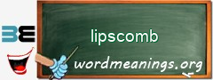 WordMeaning blackboard for lipscomb